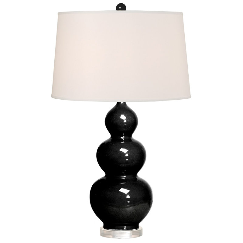 Lampe de table 33 po Chalfant, Vernis noir
