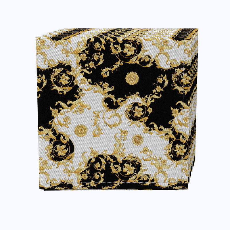 Fernley 100% Cotton Abstract Square Napkin