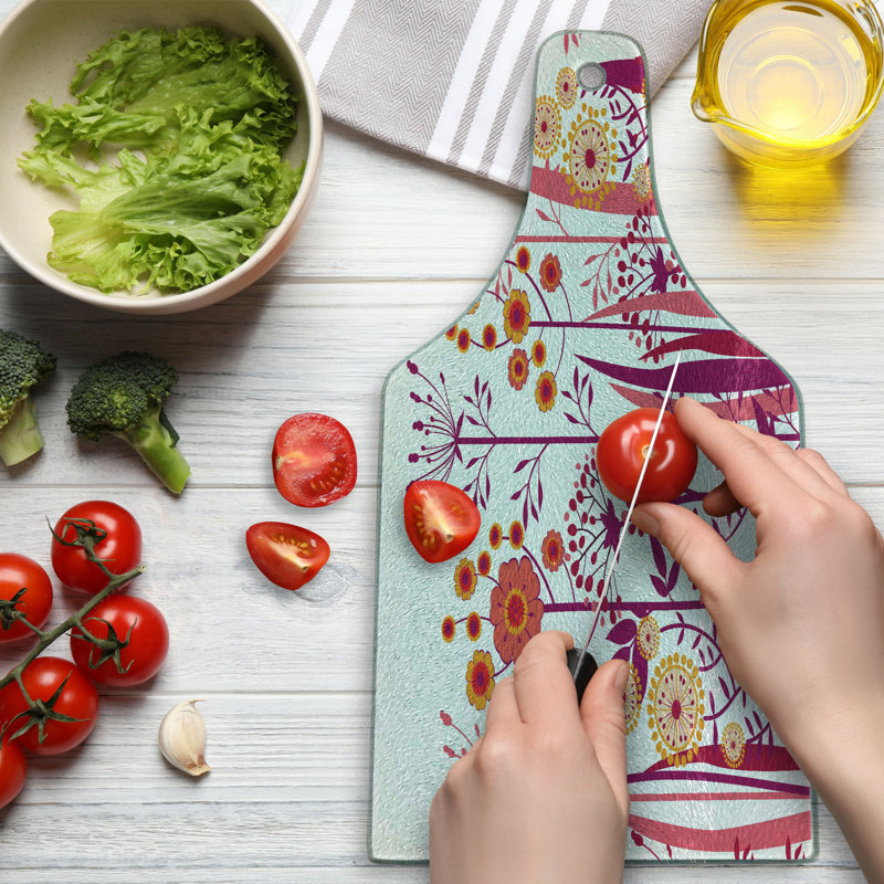 Planche à découper en verre trempé Ambesonne