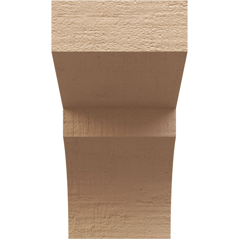 Monterey grain de bois TimberThane queue de chevron, brun clair apprêté, H 8 po x l 36 po x P 4 po