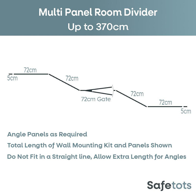 Safety Gate, 70 x 370 x 1.50 cm