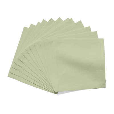 100% Pure Linen Cocktail Napkins - Athena