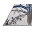 Tapis bleu lavable à la machine-1453934121