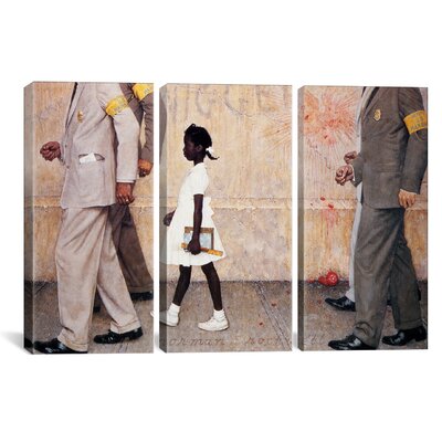 The Problem We All Live With (Ruby Bridges) by Norman Rockwell Painting Print on Canvas -  Winston Porter, 7AF6EC6141324A47A64A48FC6B561BEB