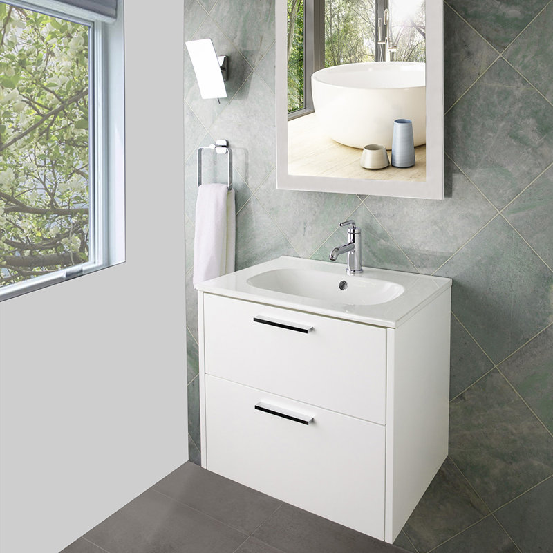 Aquatre 32.25'' W Vanity, Gloss Taupe, Brushed Gold, Triple