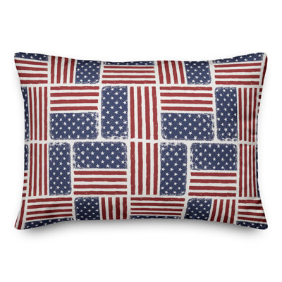 Housse de coussin rectangulaire en polyester 