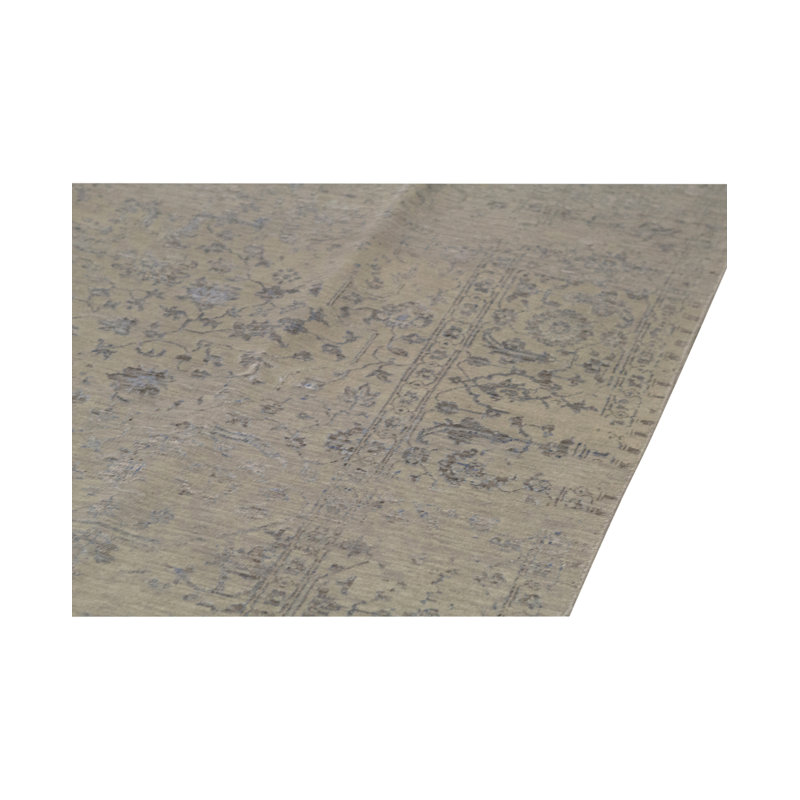 Hand-Knotted High-Quality Silver and Gray Area Rug