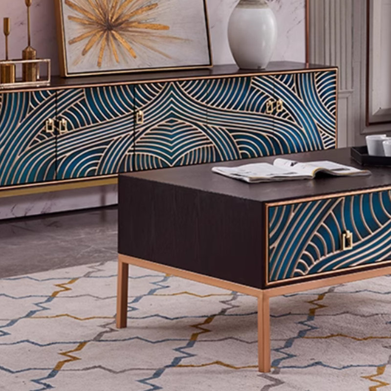 Combinaison meuble télé avec table basse