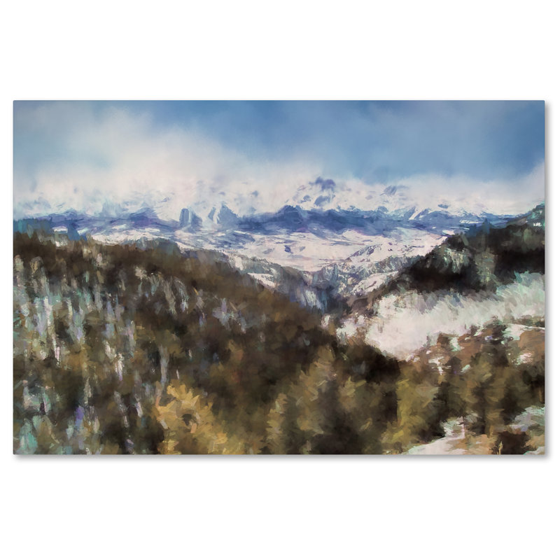 Vidur «Colorado Mountains 4», reproduction sur toile tendue, 16 po x 24 po