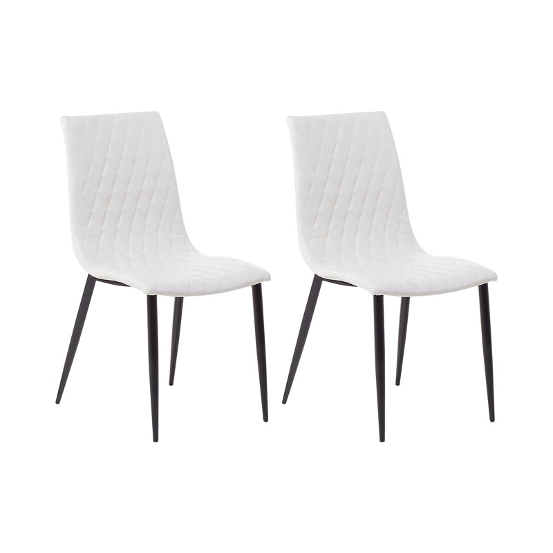 Riceboro 44cm H Upholstered Side Chair, White