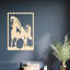 Art mural rectangulaire de cheval - ACM-1245069923-1245069852