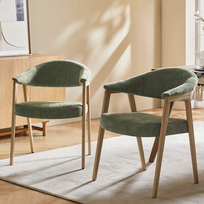 Chaise de salle à manger Milford, Vert