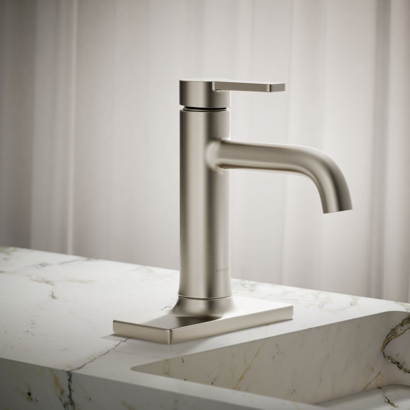 Venza Single-Handle Bathroom Sink Faucet 1.2 GPM, Vibrant Brushed Nickel