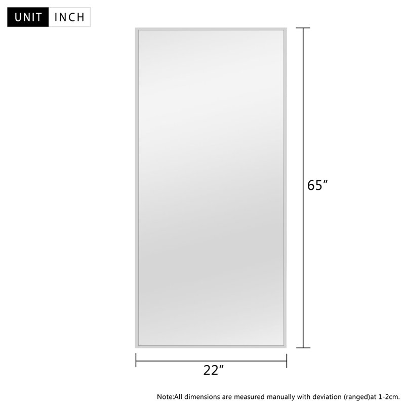 Miroir pleine grandeur Nechama, Argent