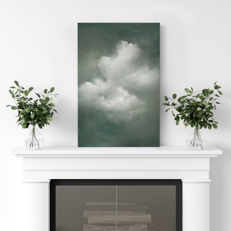 "Cloud formation", impression sur toile - décor de ciel atmosphère pour chambre ou salon, H 18 po x l 12 po, Toile tendue