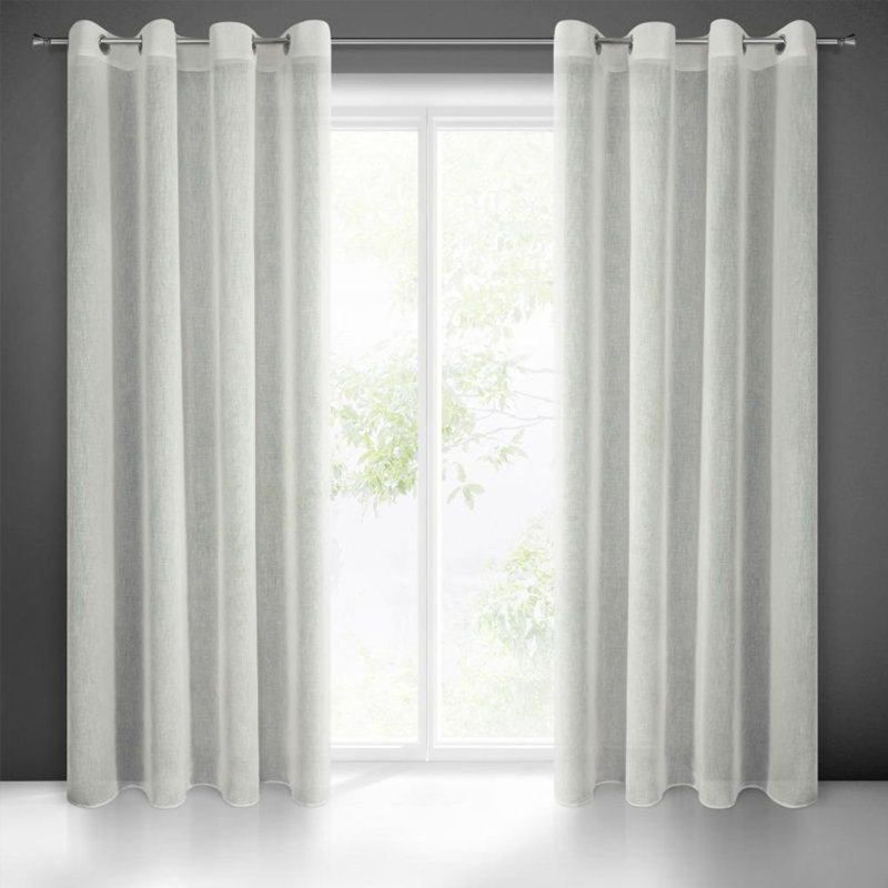 Curtain Pair, Light Grey