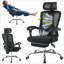 Ergonomic Office Chair,Office Computer Desk Chair,High-Back Mesh Rolling Swivel Reclining Chairs with Wheels, Adjustable Backrest, Tilt Function,for Office, Gaming, Student, Black