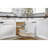 Two-Tier Maple Solid Bottom Girasolo For Left Door/Blind Right Corner Cabinet - 12" Opening-102782854