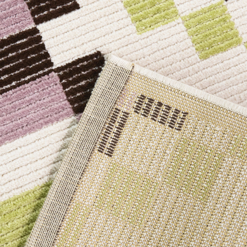 Tapis lilas / vert Marianna Marianna, 7'10" x 10'