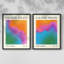 Reproduction encadrée Gallerie Gradient I-Premium - prête à être accrochée - aucun clou requis - aucun clou requis-196496550-196496544
