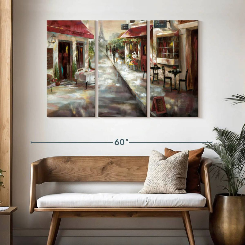 Rorry Parisian Cafe, 32" H x 50" W