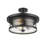 3-Light Flush Mount With Glass Shade-90635520