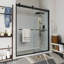 Porte de douche avec cadre 60 po x l 76 po