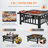 Petronia Square Steel Wood Burning Smokeless Fire Pit