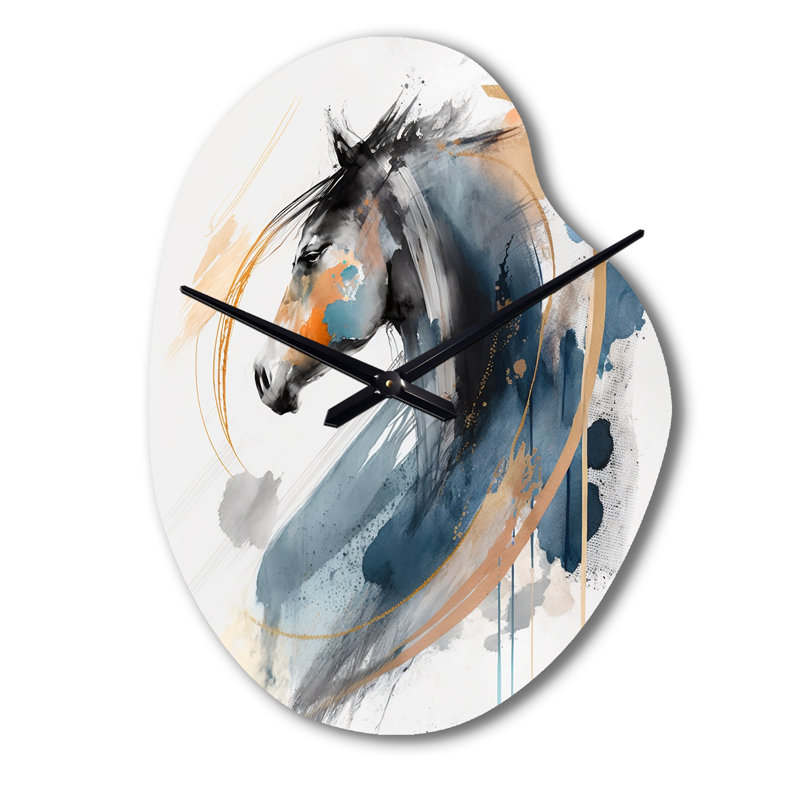 Horloge murale en forme de cheval Py Py, Petit