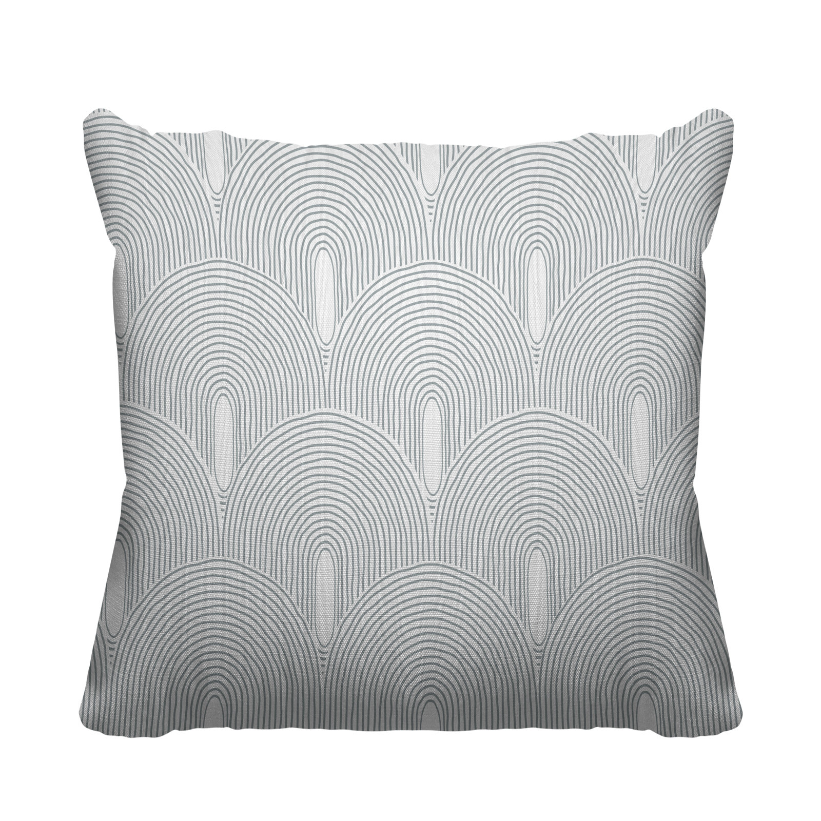 Limpo Starburst Indoor/Outdoor Throw Pillow, 20"H x 20"W, Gray, Square