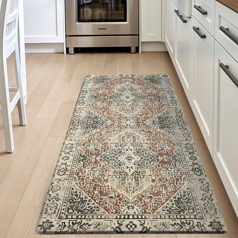Floral Anti-Fatigue Non-Skid Kitchen Mat
