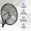 Ventilateur mural oscillant Hurricane Pro-103819947