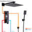Inge Digital Shower with Adjustable Shower Head