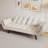 Beige 57" , Comfortable For Daily Living, Clustered Back And Seat, 3 Adjustable Postures 57 Inch Small Room, With Two , Turns Into Bed, Multiple Postures, Simple To Assemble