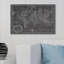 «World Map 1778» par Oliver Gal - impression sur toile-6421926