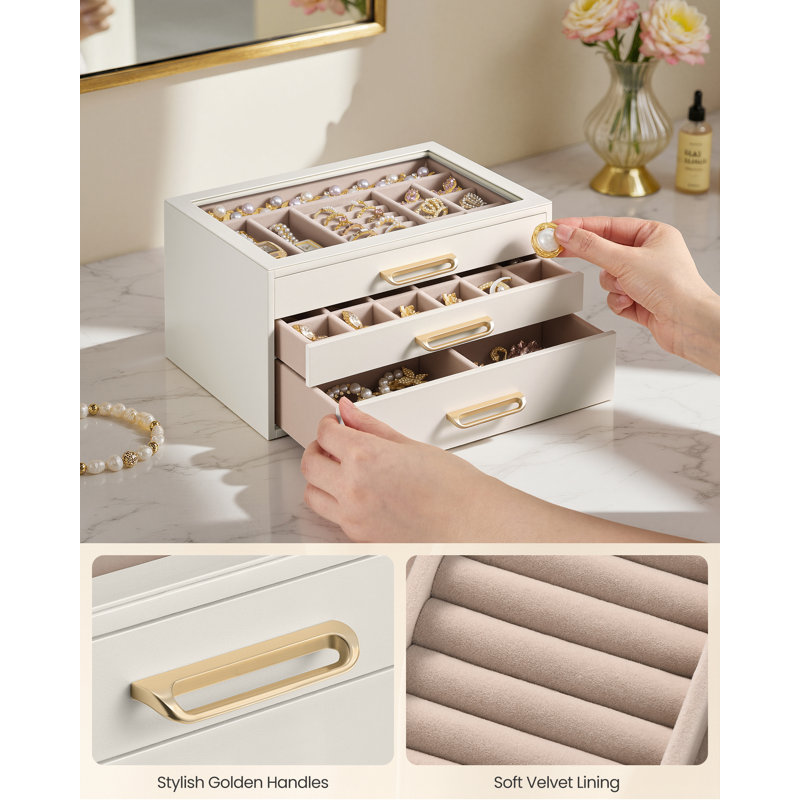 Manufactured Wood Jewellery Box +