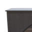 Evy Wide Sideboard Cabinet, Arch Inspired 4 Glass Doors, Black 96 Inch