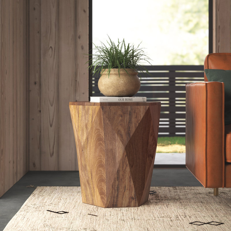 Maiteder Solid Wood End Table