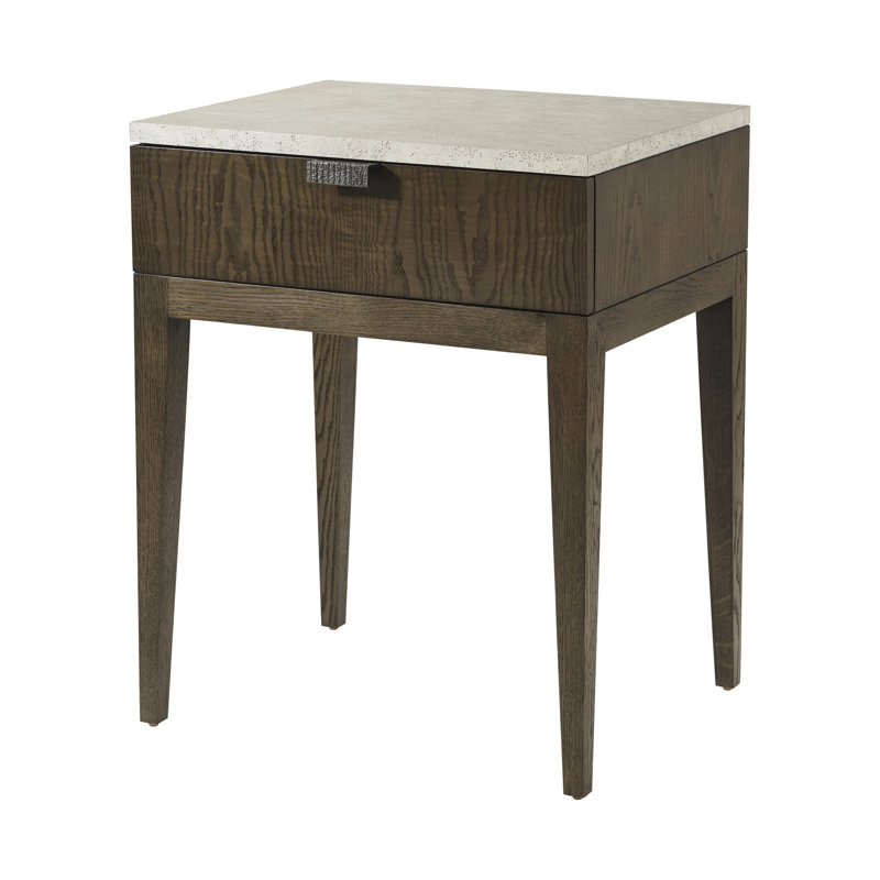 1 - Drawer Nightstand, Earth
