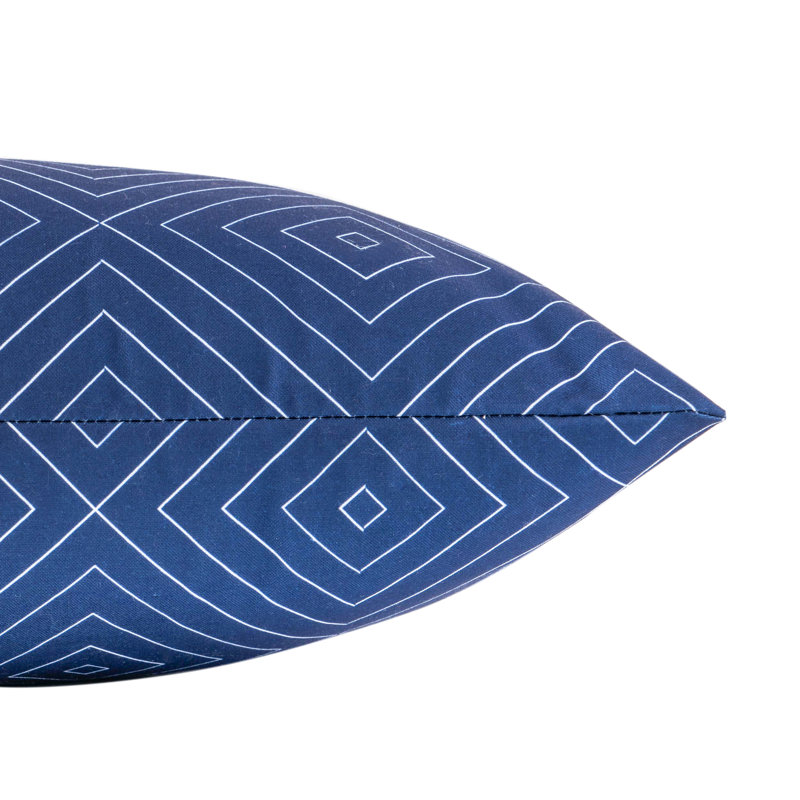 Coussin lombaire extérieur bleu marine Geo