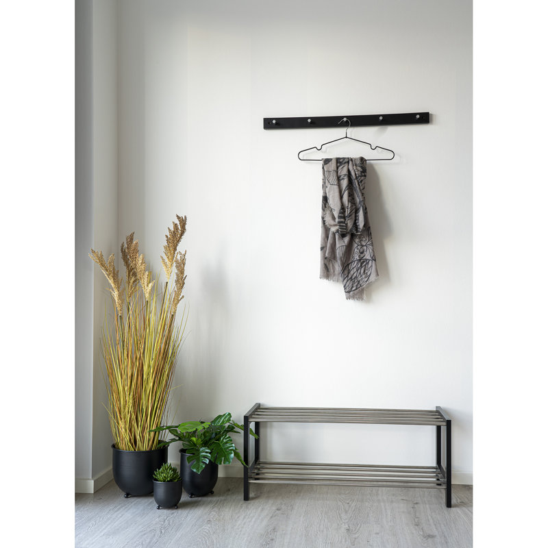 Kolton Solid Wood Wall 5 - Hook Wall Mounted Coat Rack