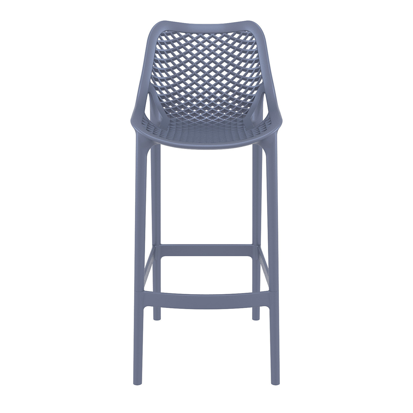 Farrah Patio Bar Stool, Dark Gray, 29.5"
