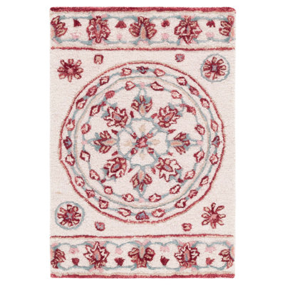 Daishawn Hand Tufted Wool Floral Rug