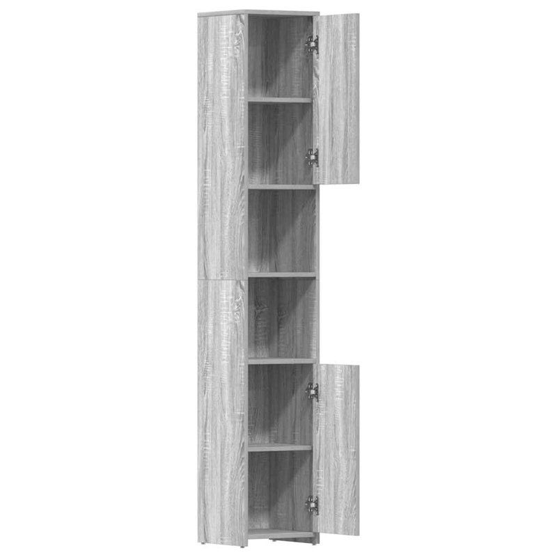 Croxley Bathroom Cabinet, Grey Sonoma