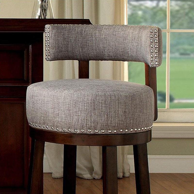 Ensemble de 2 tabourets de bar Headington, Gris clair