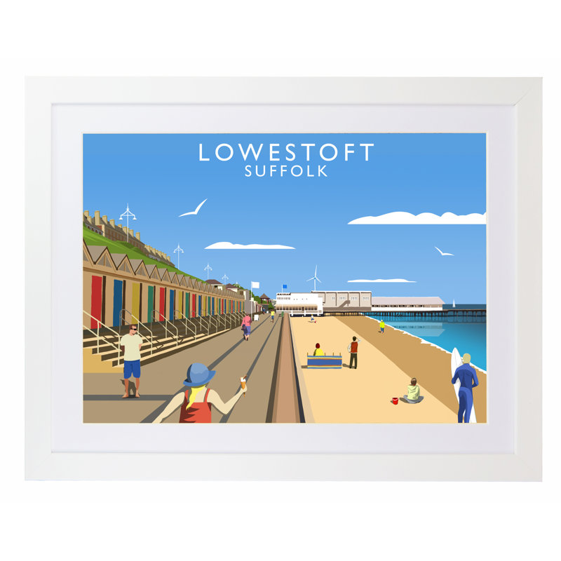 Richard O'Neil - Print, White Wood Frame, 33.5 cm H x 43.5 cm W x 2.2 cm D