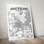 Amsterdam City Map - No Frame Print-1147702838