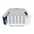Pittman Outdoors PPI-DELUXE Queen Deluxe Indoor Home Air Mattress 20" Tall with a Wave Beam Pattern and Built-in Air Pump - Great for Visitors, Camping, and More