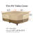 The Twillery Co.® Paulding 42'' W x 42'' D Fire Pit Cover