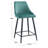 Kelsey Upholstered Counter Stool with Metal Frame-1463957476